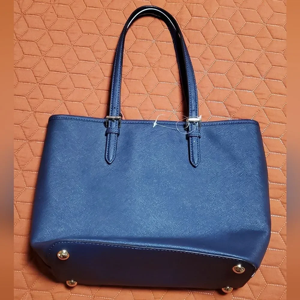 Michael Kors - Navy Blue Tote - Picture 2 of 9